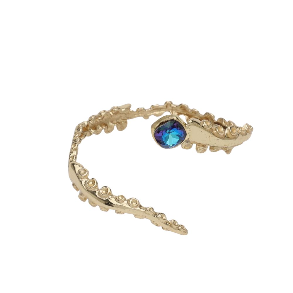 PULSERA TENTACLER BRONCE Y CRISTAL