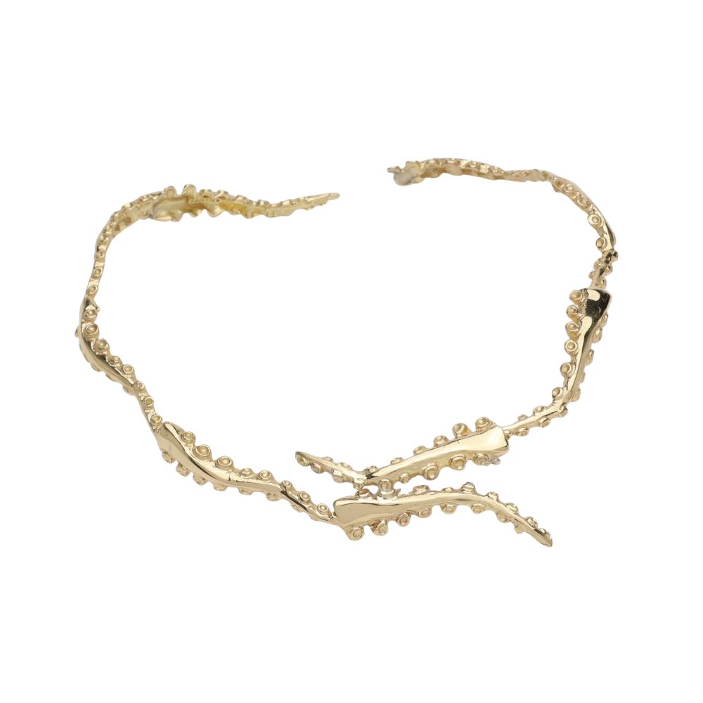 COLLAR PULPO BRONCE