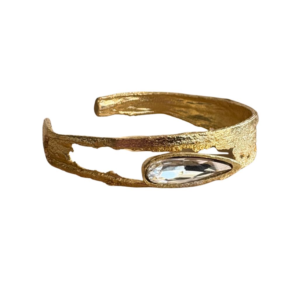 PULSERA ADORE BRONCE Y CRISTAL